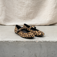 LEOPARD CALF HAIR MARY JANE