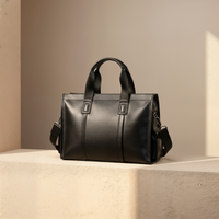STRUCTURED LEATHER BRIEFCASE
