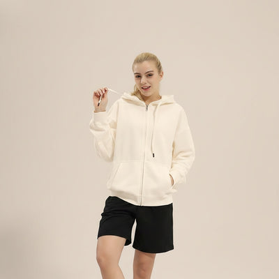MID-WEIGHT CVC ZIP HOODIE