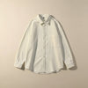 IVORY COTTON TWILL LAYERING SHIRT