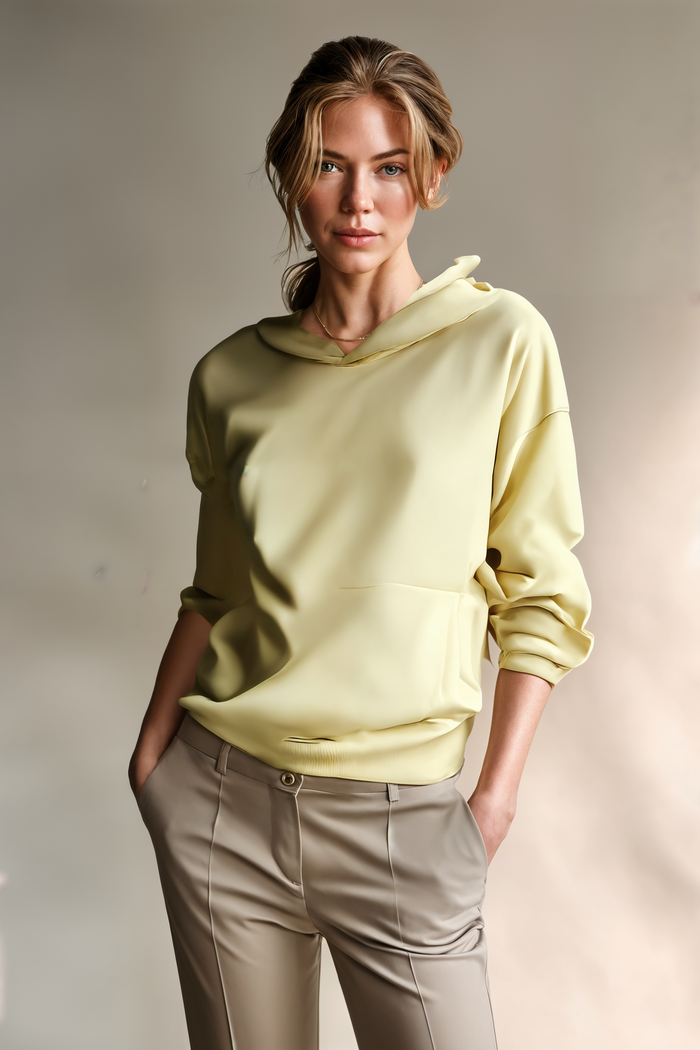 HEAVYWEIGHT LOOPBACK HOODED PULLOVER