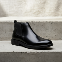 WINTER CHELSEA LEATHER ANKLE BOOT