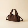 RUCHED SUEDE CLOUD BAG