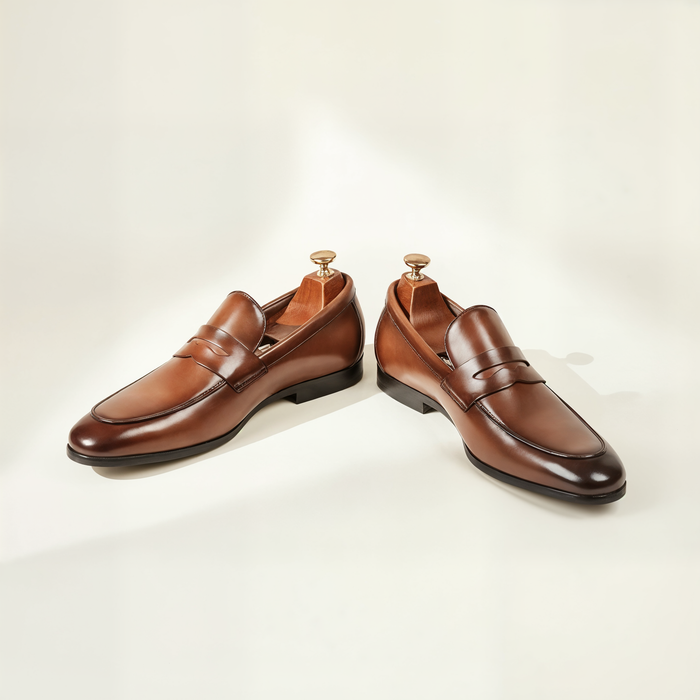 ESPRESSO LEATHER PENNY LOAFER