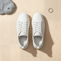 LOW COURT PEBBLED LEATHER SNEAKER