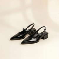 POINTED SLINGBACK MARY JANE PUMP
