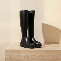 OBSIDIAN LUG KNEE BOOT