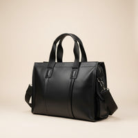 STRUCTURED LEATHER BRIEFCASE