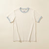 IVORY RINGER CREW TEE