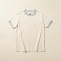 IVORY RINGER CREW TEE