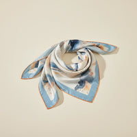 WATERCOLOUR MULBERRY SILK SQUARE