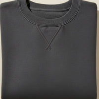 HEAVYWEIGHT CHARCOAL COTTON CREWNECK SWEATSHIRT