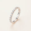 BEZEL ETERNITY MOISSANITE BAND