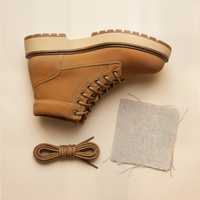 CAMEL SUEDE WORKER BOOT