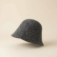 FELTED WOOL SCULPTED BUCKET HAT