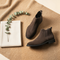 BROWN SUEDE CHELSEA BOOT
