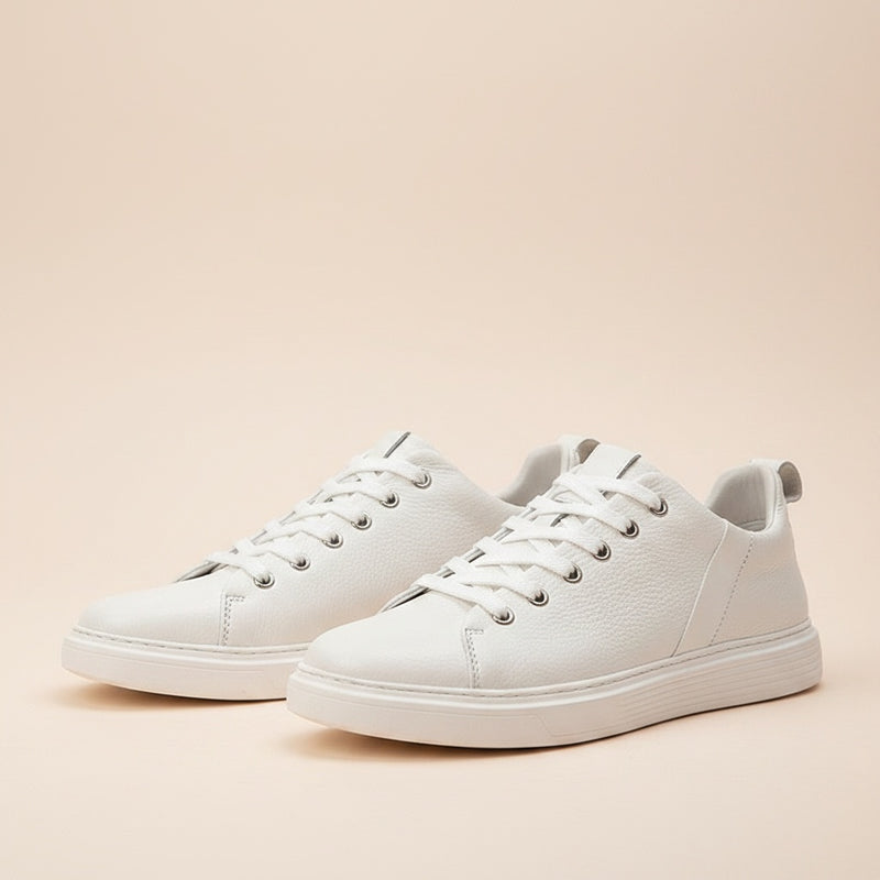 IVORY COURT LEATHER SNEAKER
