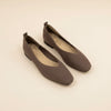 HAVANA SQUARE-TOE SUEDE FLAT