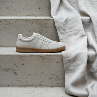 IVORY SUEDE MESH RUNNER