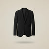 UNSTRUCTURED SOFT-SHOULDER NOTCH BLAZER
