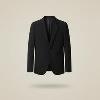 UNSTRUCTURED SOFT-SHOULDER NOTCH BLAZER
