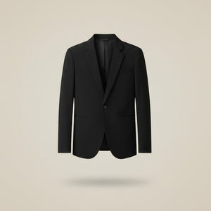 UNSTRUCTURED SOFT-SHOULDER NOTCH BLAZER