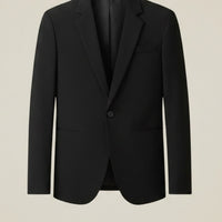 UNSTRUCTURED SOFT-SHOULDER NOTCH BLAZER