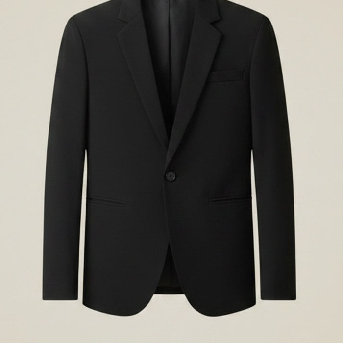 UNSTRUCTURED SOFT-SHOULDER NOTCH BLAZER