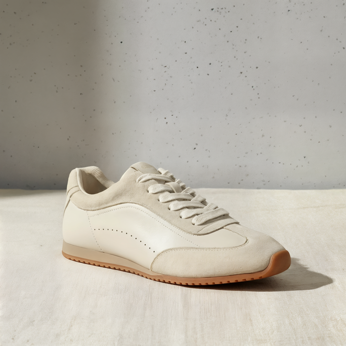 IVORY SUEDE TERRACE TRAINER