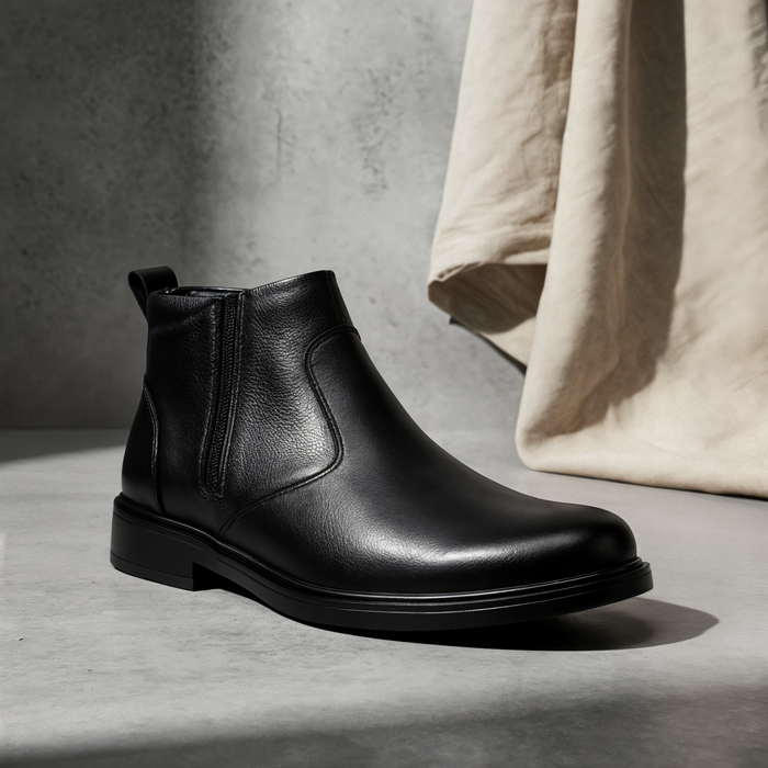 THE SIDE-ZIP LEATHER BOOT