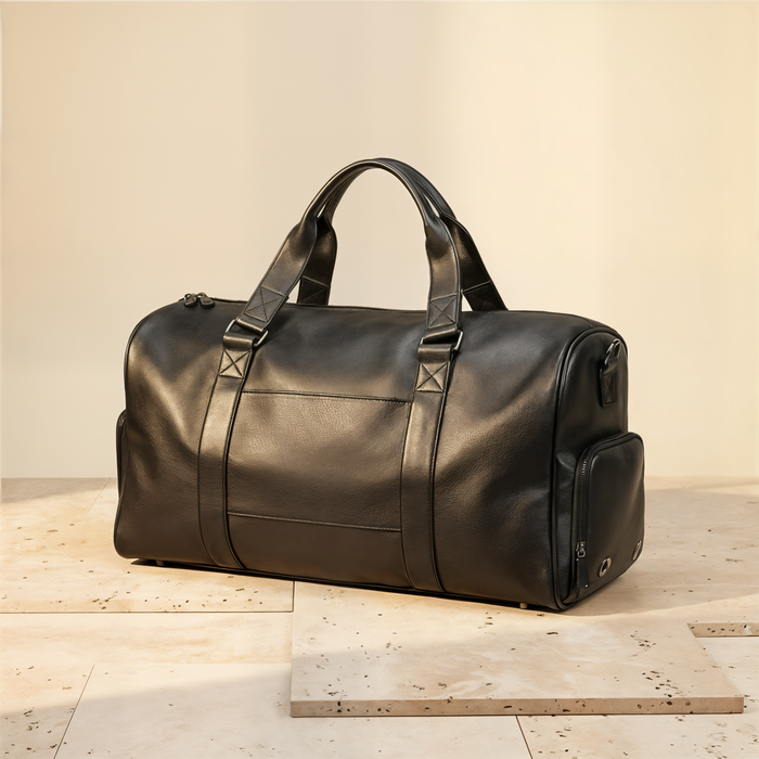 MERIDIAN FULL-GRAIN WEEKENDER BAG