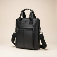 VERTICAL LEATHER EXECUTIVE BRIEFCASE