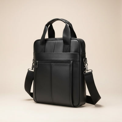 VERTICAL LEATHER EXECUTIVE BRIEFCASE