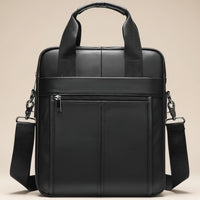 VERTICAL EXECUTIVE LEATHER BRIEFCASE