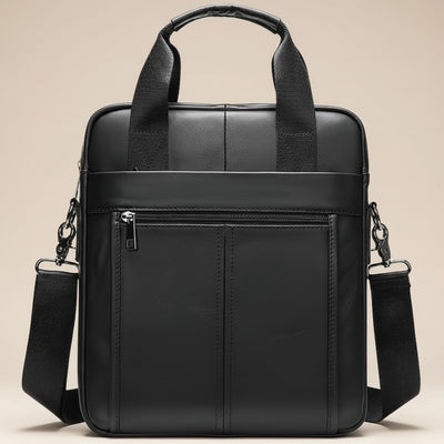 VERTICAL EXECUTIVE LEATHER BRIEFCASE