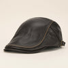 HERITAGE LEATHER NEWSBOY CAP