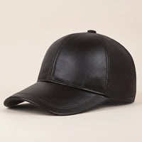 HERITAGE LEATHER BASEBALL CAP
