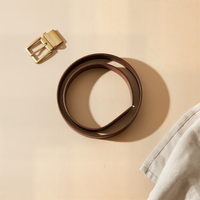 VEGETABLE-TANNED LEATHER BELT STRAP