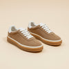 CAMEL SUEDE COURT TRAINER