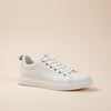 PEBBLED LEATHER RETRO SNEAKER
