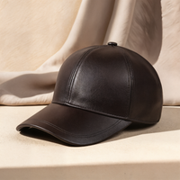 HERITAGE LEATHER BASEBALL CAP