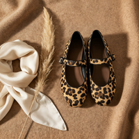 LEOPARD CALF HAIR MARY JANE
