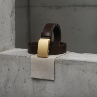 BRASS ROLLER TOP-GRAIN BELT
