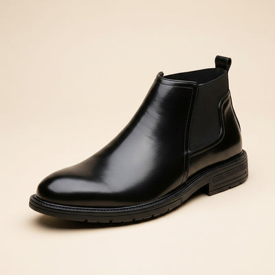 WINTER CHELSEA LEATHER ANKLE BOOT