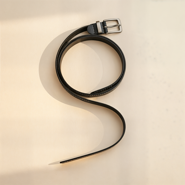 DOUBLE WRAP MINIMAL LEATHER BELT