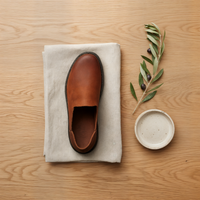 BRUSHED SUEDE SLIP-ON LOAFER