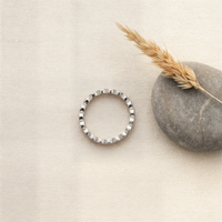 BEZEL ETERNITY MOISSANITE BAND