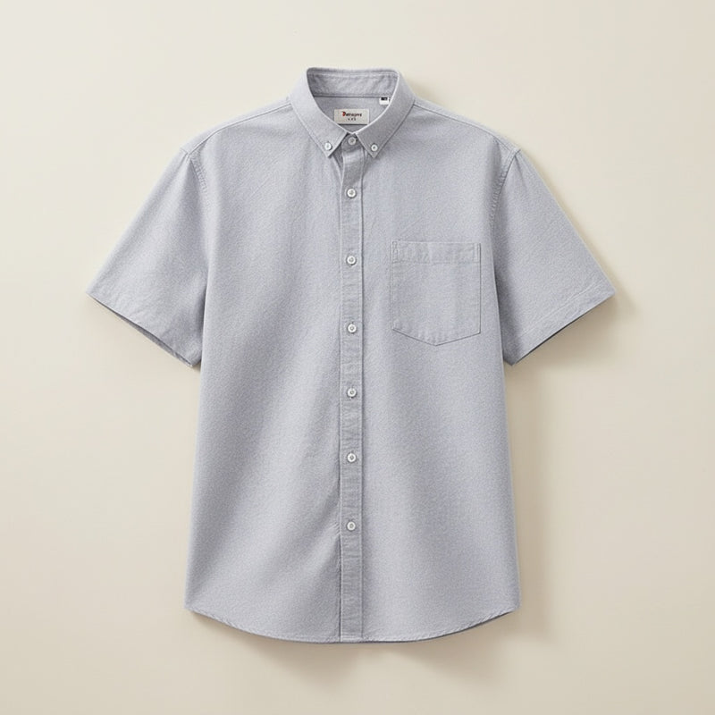 OXFORD SHORT-SLEEVE BUTTON-DOWN SHIRT