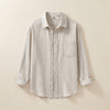 OATMEAL LINEN CAMP SHIRT
