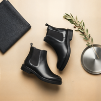 MERIDIAN MID ZIP LEATHER BOOT
